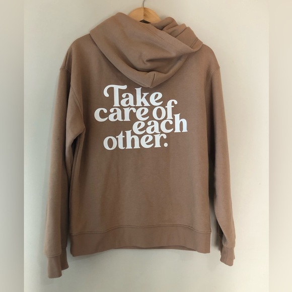 ♦️ Brunette the Label | Brown “take care of each other” Sweater - Picture 3 of 6